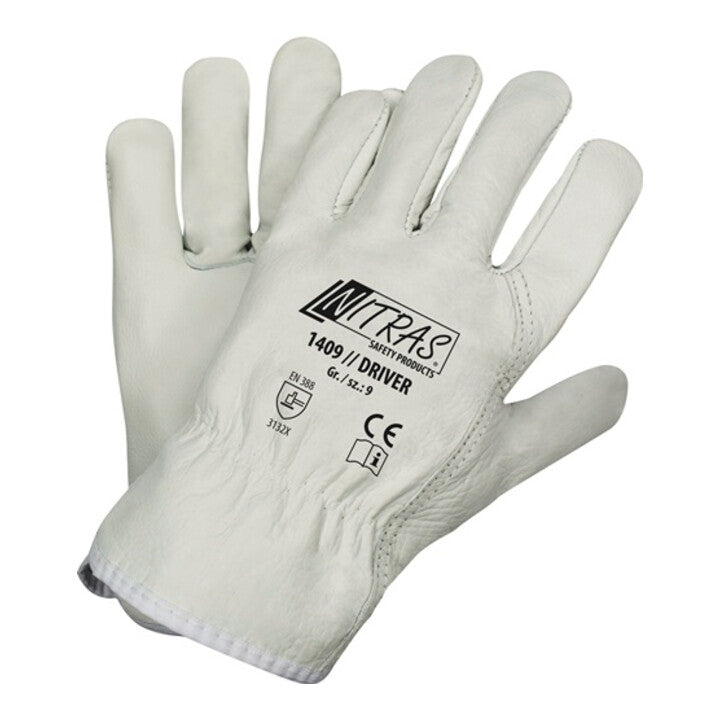 NITRAS Handschuhe Driver Größe 9 grau ( 4000371674 )