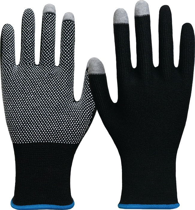 Gants NITRAS SMART SWIPE taille 7 noir/blanc (8002407876)