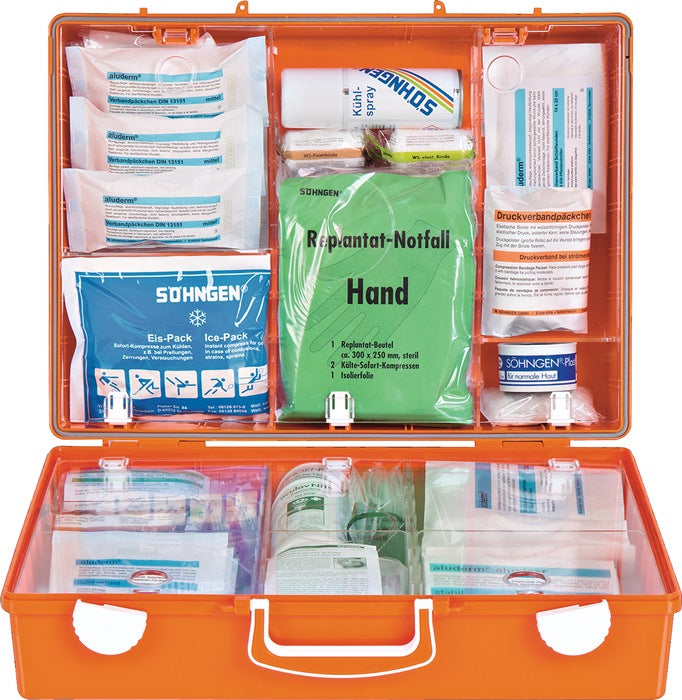 SÖHNGEN trousse de premiers secours professionnelle SPECIAL traitement des métaux L400xH300xP150environmm (4000386032)