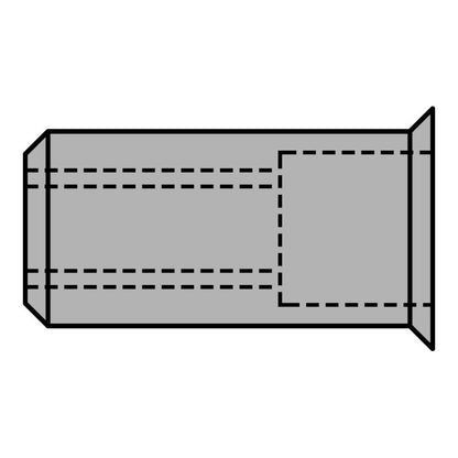 GESIPA écrou à rivets aveugles tige de rivet dxl 9 x 15,5 mm M6 (4000813791)