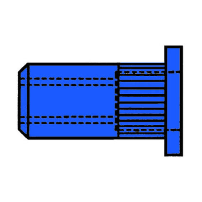 GESIPA Blindnietmutter Nietschaft d x l 9 x 15,5 mm M6 ( 4000813529 )