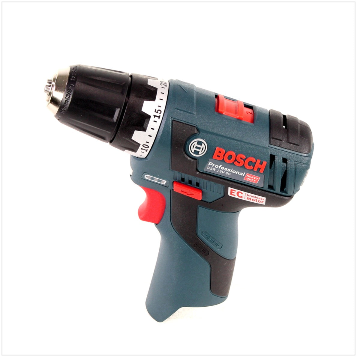 Bosch GSR 12V-20 Professional Akku Bohrschrauber Brushless ( 06019D4005 ) + L-Boxx + 2x Akku 2,5Ah + 1x Ladegerät - Toolbrothers