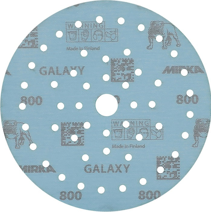 Disque abrasif adhésif MIRKA GALAXY Grip Multifit 150 mm grain 800 (4000845350)