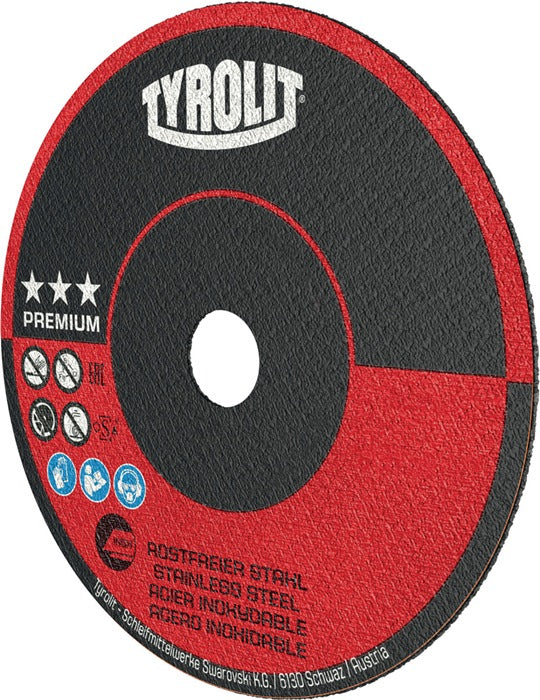 Disque à tronçonner TYROLIT PREMIUM Ø 50 mm épaisseur de disque 1 mm droit (4000845557)