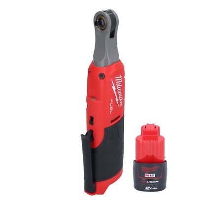 Milwaukee M12 FHIR14-201 Akku Ratsche 12 V 47 Nm 1/4" Brushless + 1x Akku 2,0 Ah - ohne Ladegerät