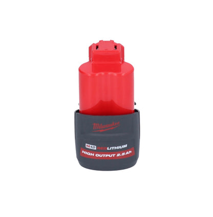 Cliquet à batterie Milwaukee M12 FHIR14-251 12 V 47 Nm 1/4" brushless + 1x batterie 2,5 Ah - sans chargeur