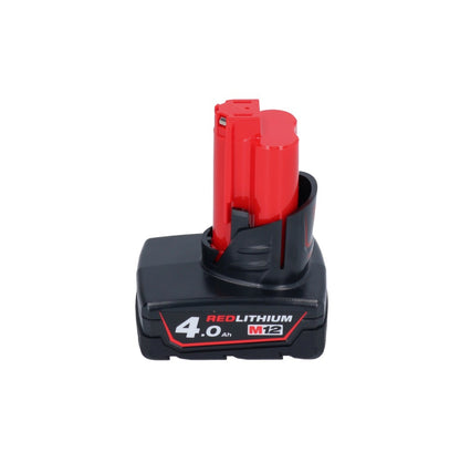 Cliquet à batterie Milwaukee M12 FHIR14-401 12 V 47 Nm 1/4" brushless + 1x batterie 4,0 Ah - sans chargeur