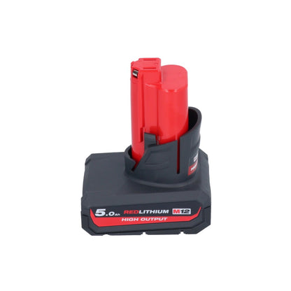 Cliquet à batterie Milwaukee M12 FHIR14-501 12 V 47 Nm 1/4" brushless + 1x batterie 5,0 Ah - sans chargeur