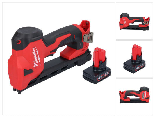 Milwaukee M12 BCST-401 Akku Tacker 12 V 19 x 25,4 mm + 1x Akku 4,0 Ah - ohne Ladegerät