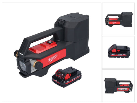 Milwaukee M18 BTP-301 Akku Transferpumpe 18 V 1817 l/h + 1x Akku 3,0 Ah - ohne Ladegerät