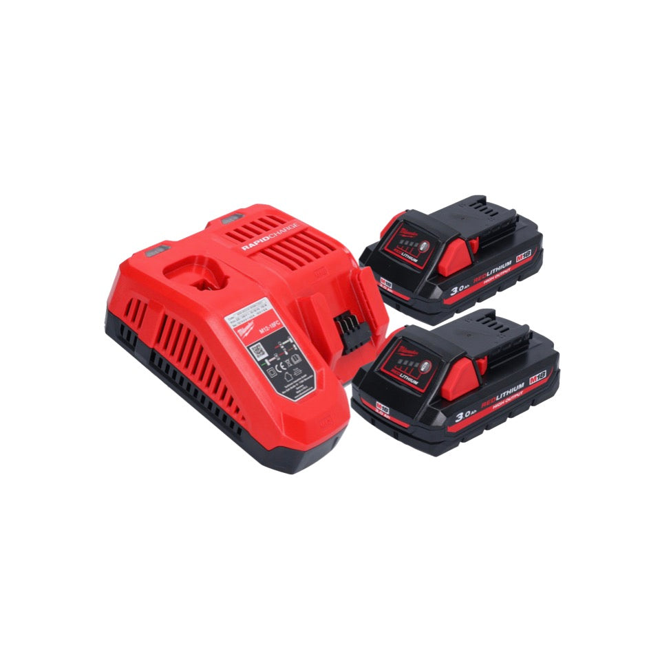 Pompe de transfert de batterie Milwaukee M18 BTP-302 18 V 1817 l/h + 2x batteries 3,0 Ah + chargeur