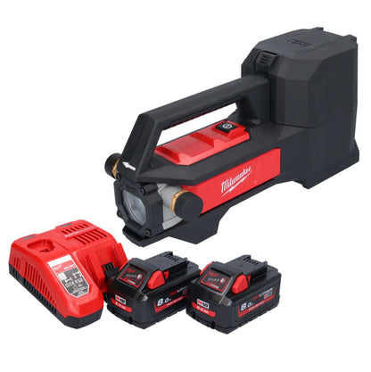 Pompe de transfert de batterie Milwaukee M18 BTP-802 18 V 1817 l/h + 2x batteries 8,0 Ah + chargeur