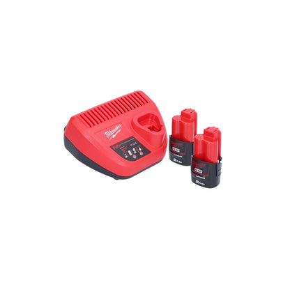 Pistolet à cartouche à batterie Milwaukee M12 PCG/310-202 12 V 310 ml + 2x batteries 2,0 Ah + chargeur