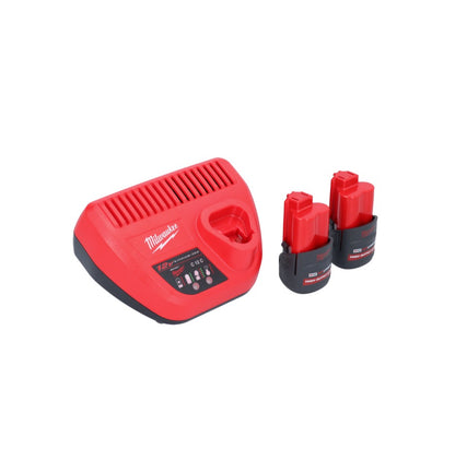 Pistolet à cartouche à batterie Milwaukee M12 PCG/310-252 12 V 310 ml + 2x batteries 2,5 Ah + chargeur