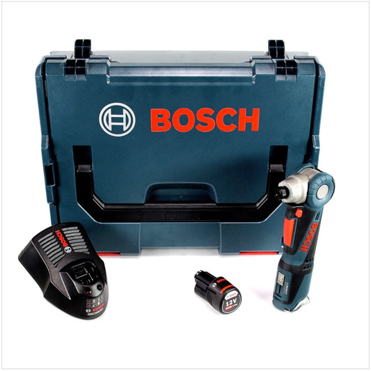 Bosch GWI 12V-5 Professional Akku Winkelschrauber in L-Boxx + 1 x GBA 12 V 2,5 Ah Akku + 1 x GAL 1230 Ladegerät - Toolbrothers