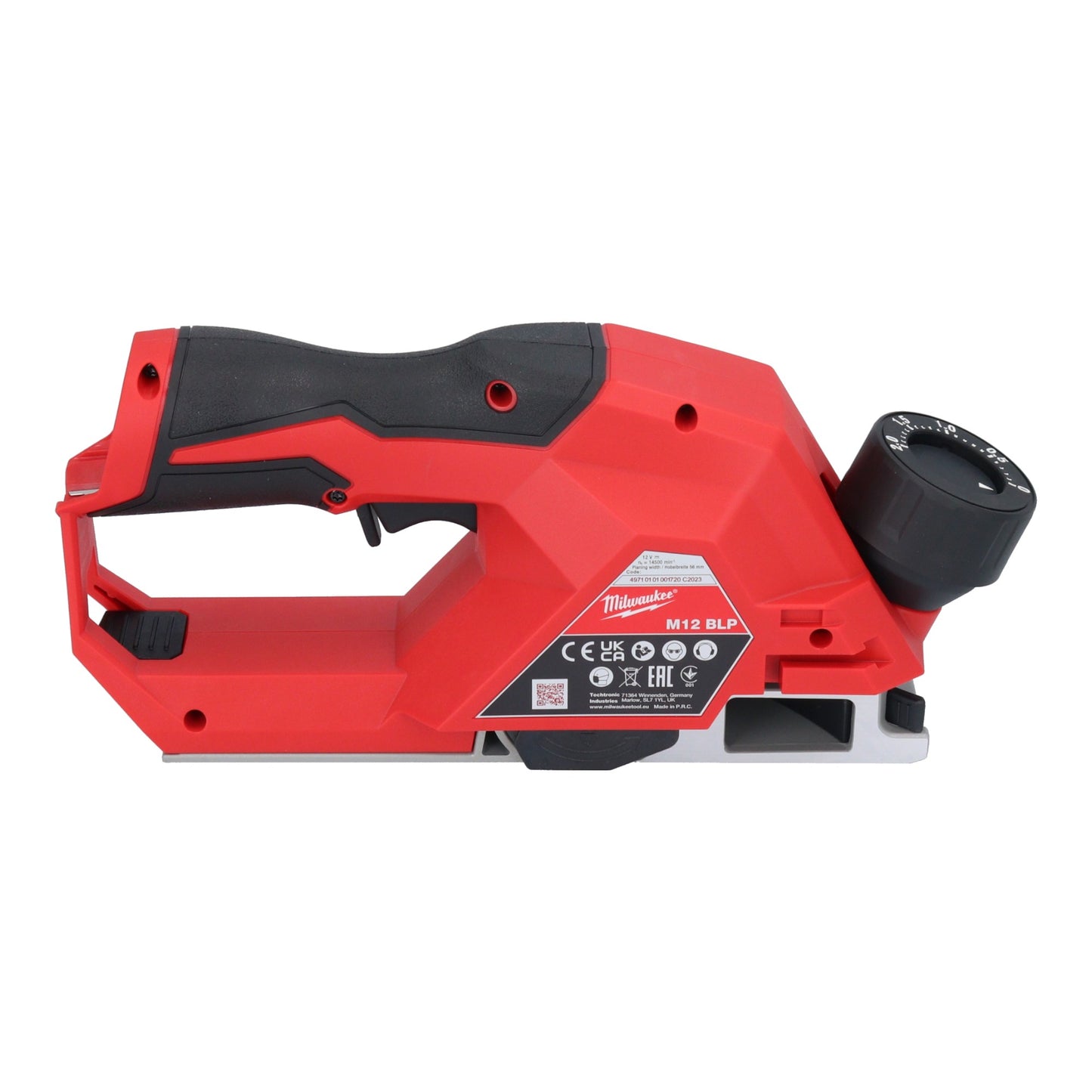 Raboteuse sur batterie Milwaukee M12 BLP-0X 12 V 51 mm brushless + boîtier HD (4933492850) - sans batterie, sans chargeur