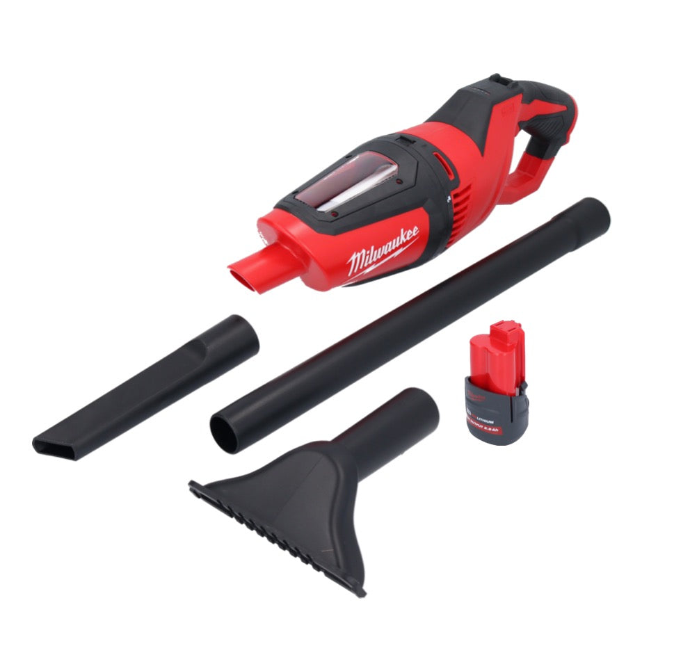 Aspirateur à batterie Milwaukee M12 HV-251 12 V + 1x batterie 2,5 Ah - sans chargeur