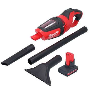 Aspirateur sans fil Milwaukee M12 HV-501 12 V + 1x batterie 5,0 Ah - sans chargeur