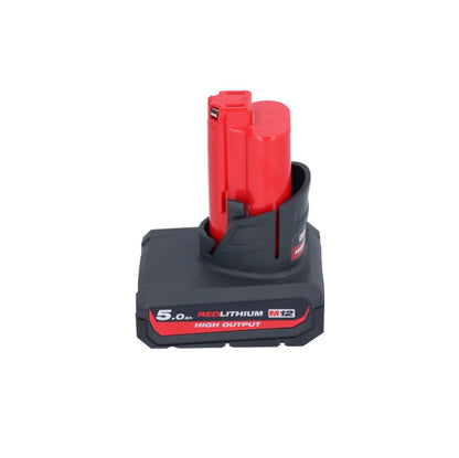 Milwaukee M12 HV-501 Akku Staubsauger 12 V + 1x Akku 5,0 Ah - ohne Ladegerät