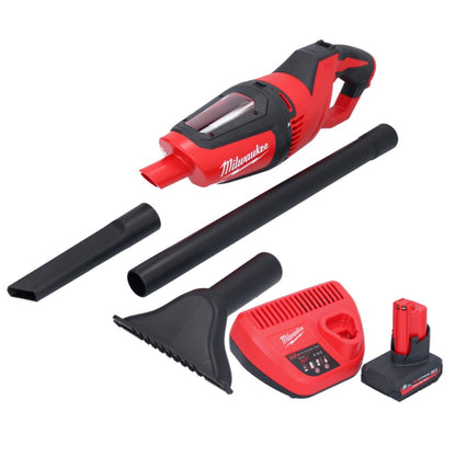 Milwaukee M12 HV-501 Akku Staubsauger 12 V + 1x Akku 5,0 Ah + Ladegerät