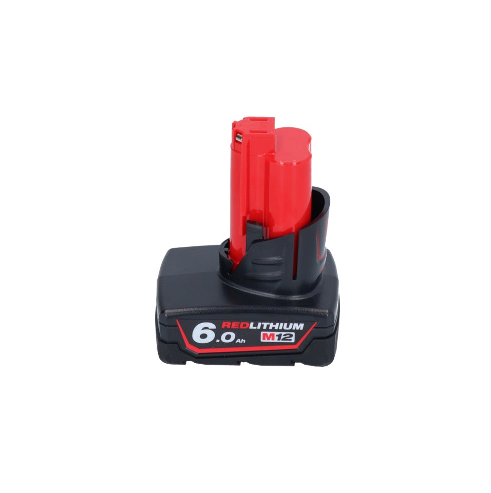 Milwaukee M12 HV-601 Akku Staubsauger 12 V + 1x Akku 6,0 Ah - ohne Ladegerät