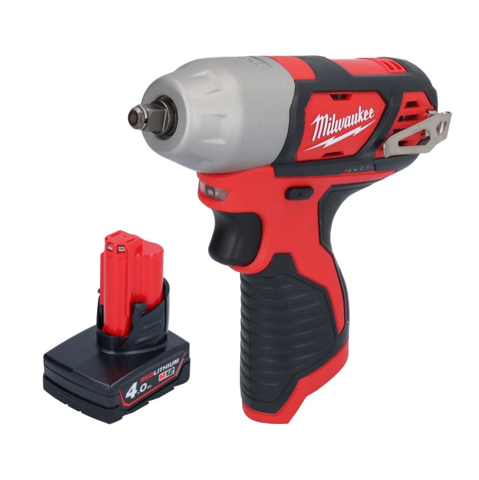 Milwaukee M12 BIW38-401 Akku Schlagschrauber 12 V 135 Nm 3/8˝ + 1x Akku 4,0 Ah - ohne Ladegerät