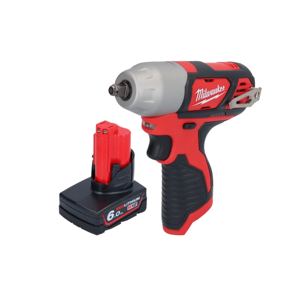 Clé à chocs sans fil Milwaukee M12 BIW38-601 12 V 135 Nm 3/8˝ + 1x batterie 6,0 Ah - sans chargeur