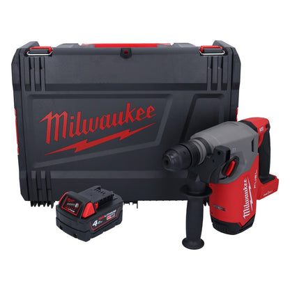 Milwaukee M18 ONEFHX-401X Akku Kombihammer 18 V 2,5 J SDS-Plus Brushless + 1x Akku 4,0 Ah + HD-Box - ohne Ladegerät