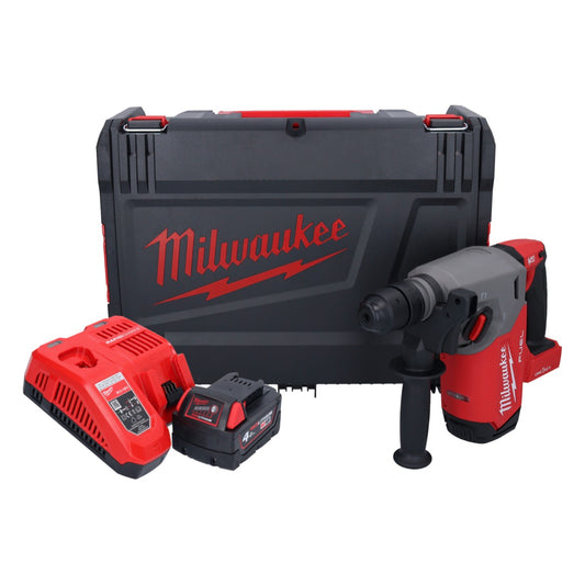 Milwaukee M18 ONEFHX-401X Akku Kombihammer 18 V 2,5 J SDS-Plus Brushless + 1x Akku 4,0 Ah + Ladegerät + HD-Box