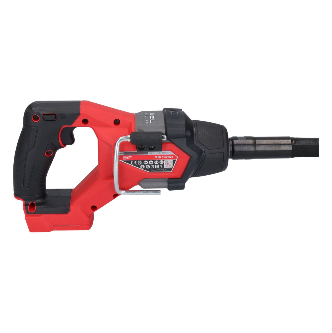 Milwaukee M18 FCVN24-552 Akku Betonrüttler 18 V 2,4 m Brushless + 2x Akku 5,5 Ah + Ladegerät