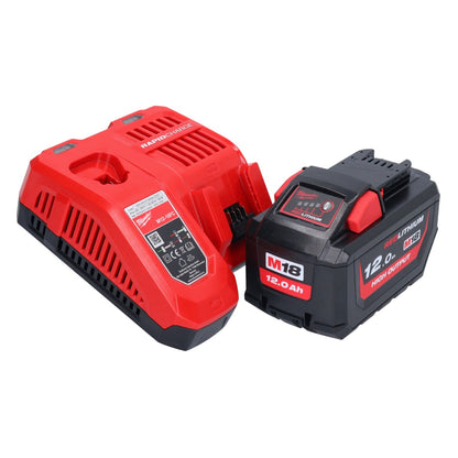 Vibrateur à béton sur batterie Milwaukee M18 FCVN24-121 18 V 2,4 m sans balais + 1x batterie 12,0 Ah + chargeur