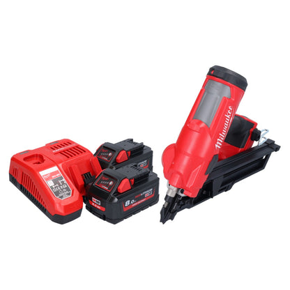 Milwaukee M18 FFN-802 Akku Nagler 18 V 50 - 90 mm Brushless + 2x Akku 8,0 Ah + Ladegerät