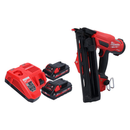 Cloueur à batterie Milwaukee M18 FN16GA-302 18 V 32 - 64 mm sans balais + 2x batteries 3,0 Ah + chargeur