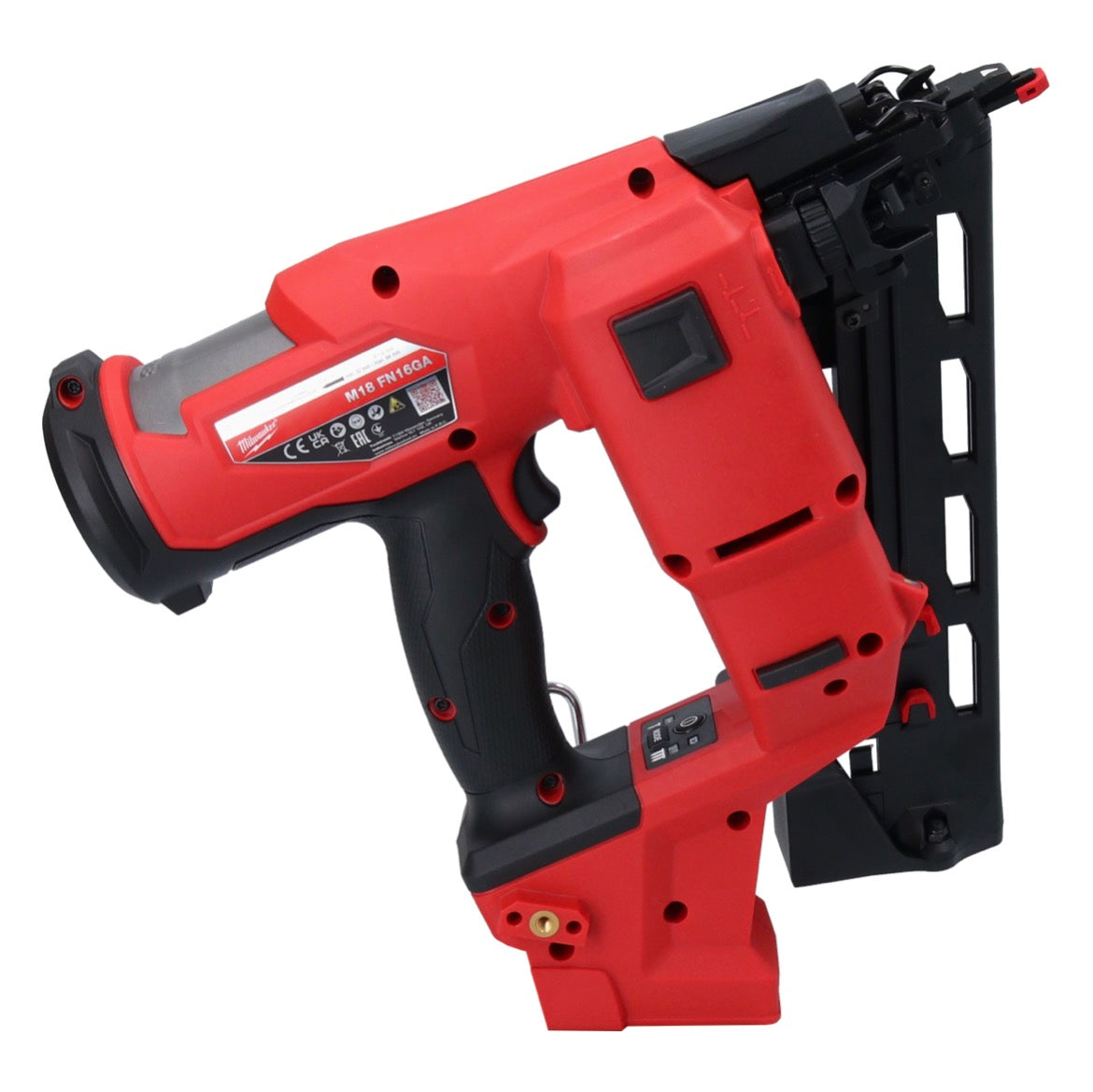 Cloueur à batterie Milwaukee M18 FN16GA-402 18 V 32 - 64 mm sans balais + 2x batteries 4,0 Ah + chargeur