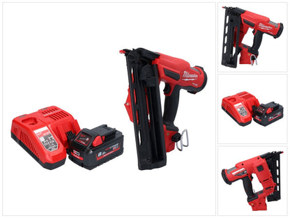 Milwaukee M18 FN16GA-801 Akku Nagler 18 V 32 - 64 mm Brushless + 1x Akku 8,0 Ah + Ladegerät