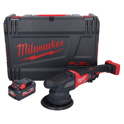 Milwaukee M18 FROP21-551X Akku Exzenter Polierer 18 V 150 mm Brushless + 1x Akku 5,5 Ah + HD-Box - ohne Ladegerät