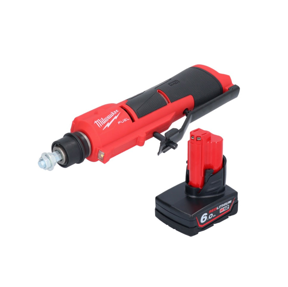 Milwaukee M12 FTB-601 Akku Reifenaufrauer 12 V 7/16" Hex Brushless + 1x Akku 6,0 Ah - ohne Ladegerät