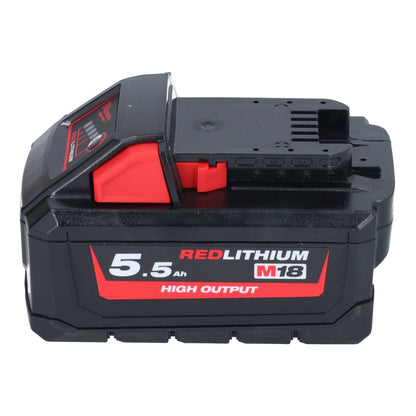 Cloueur à batterie Milwaukee M18 FFN21-551C 18 V 50 - 90 mm sans balais + 1x batterie 5,5 Ah + coffret - sans chargeur