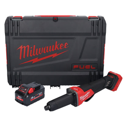 Meuleuse droite à batterie Milwaukee M18 FDGROVPDB-801X 18 V sans balais + 1x batterie 8,0 Ah + boîtier HD - sans chargeur