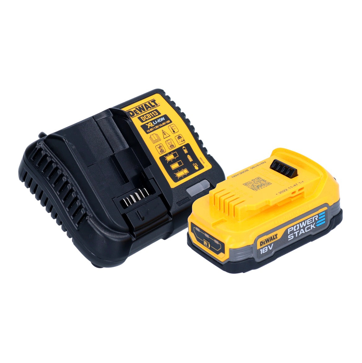 Clé à chocs sans fil DeWalt DCF 892 E1 18 V 812 Nm 1/2" sans balai + 1x batterie Powerstack 1,7 Ah + chargeur