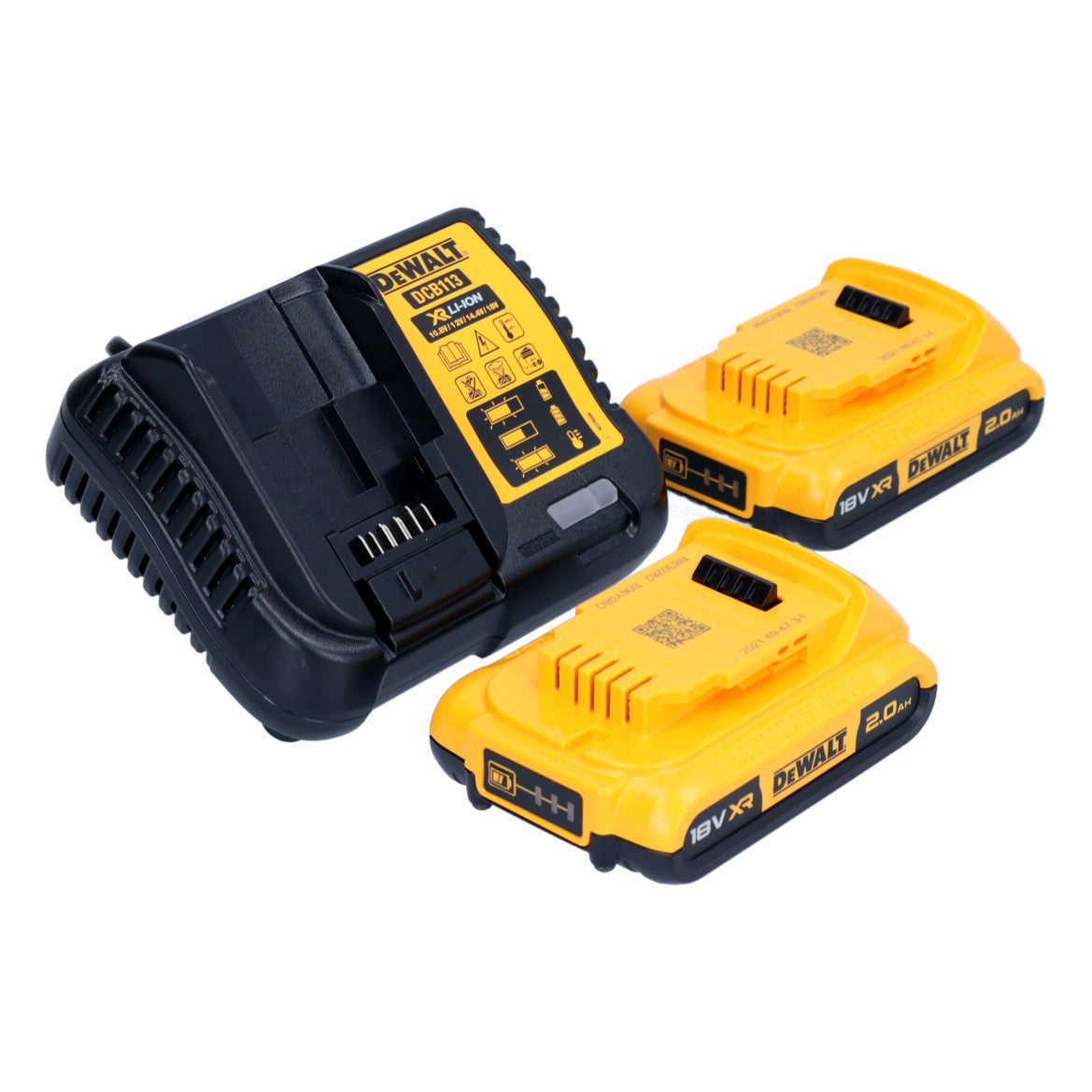 Clé à chocs sans fil DeWalt DCF 892 D2 18 V 812 Nm 1/2" sans balai + 2x batteries 2,0 Ah + chargeur