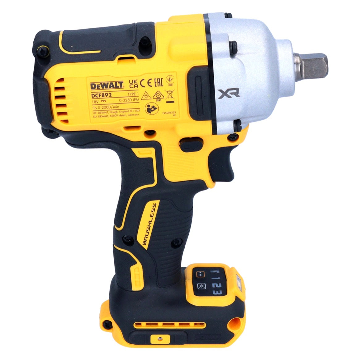 Clé à chocs sans fil DeWalt DCF 892 N 18 V 812 Nm 1/2" sans balais + 1x batterie Powerstack 5,0 Ah - sans chargeur