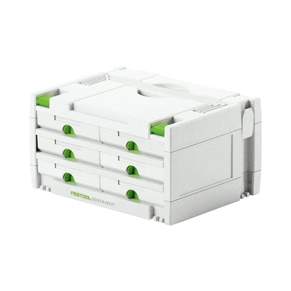 Festool SYS 3-SORT/6 SORTAINER Systainer Werkzeugkoffer Organizer ( 491984 ) 395 x 295 x 210 mm 6 Schubladen