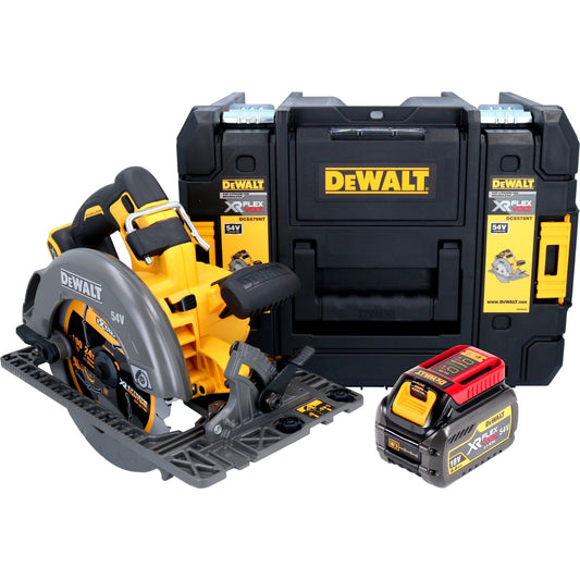 DeWalt DCS 579 NT Akku Handkreissäge 54 V FlexVolt 190 mm Brushless + 1x Akku 6,0 Ah + TSTAK - ohne Ladegerät