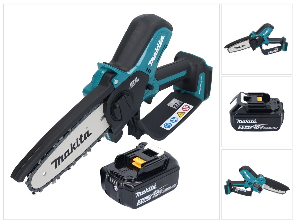 Makita DUC 150 F01 Akku Kettensäge 18 V 15 cm Brushless + 1x Akku 3,0 Ah - ohne Ladegerät