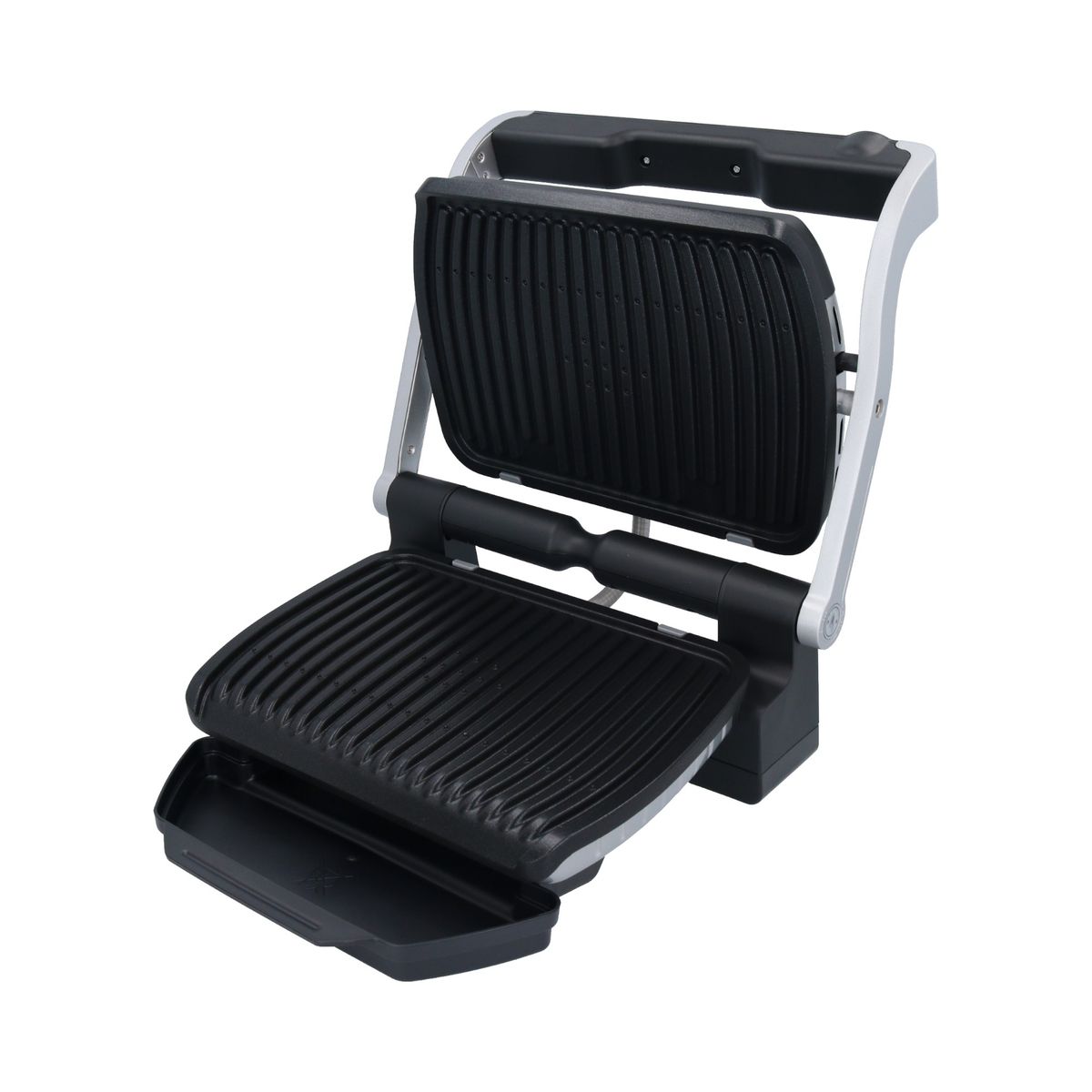 Tefal Optigrill+ GC712D34 Kontaktgrill 2000 Watt 80 - 250 °C silber / schwarz