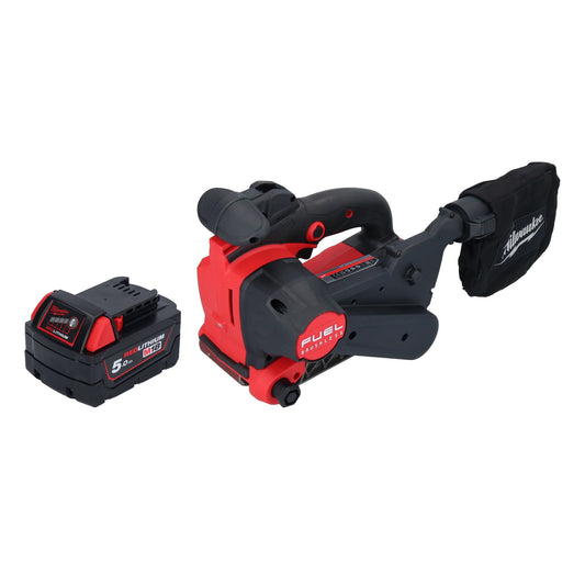 Milwaukee M18 FBTS75-501 Akku Bandschleifer 18 V 75 x 457 mm Brushless + 1x Akku 5,0 Ah - ohne Ladegerät