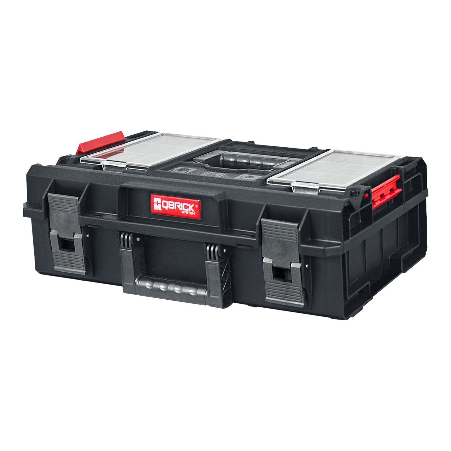 Qbrick System ONE Werkzeugwagen 4 in 1 Set 200 2.0 Profi + 350 2.0 Profi + 450 2.0 Profi Werkzeugkoffer + Transport Platform