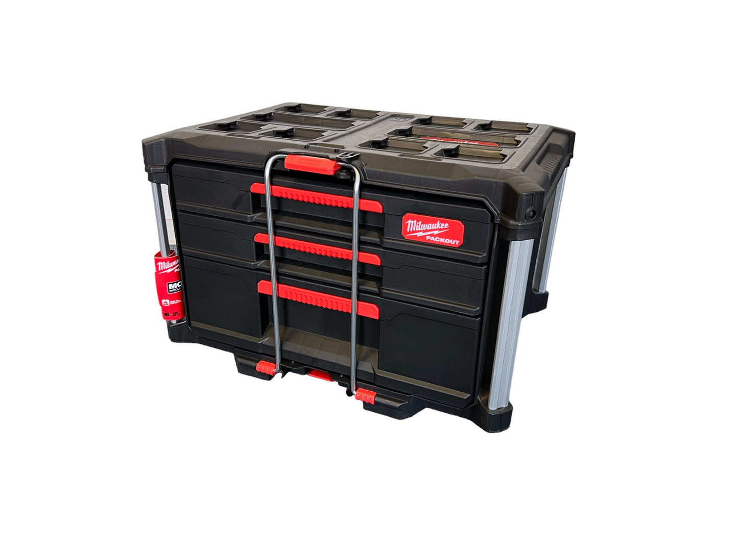 Milwaukee PACKOUT 2 + 1 Drawer Tool Box Werkzeugkoffer 363 x 564 x 414 mm ( 4932493190 ) Schubladen Organizer