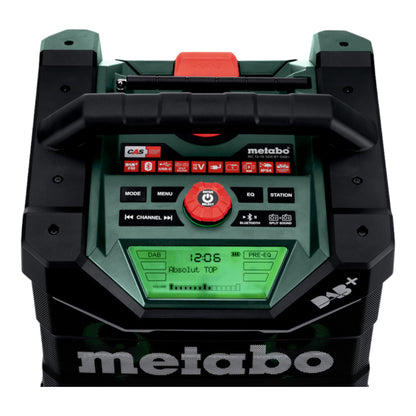 Metabo RC 12 18 32 W BT DAB+ Akku Baustellenradio 12 - 18 V IP 54 ( 600779850 ) - ohne Akku, ohne Ladegerät